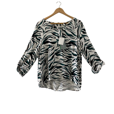 TRENERY Women's Apparel Brushstroke Shirt Top Size L  (**Brand New with tag** RRP $139)