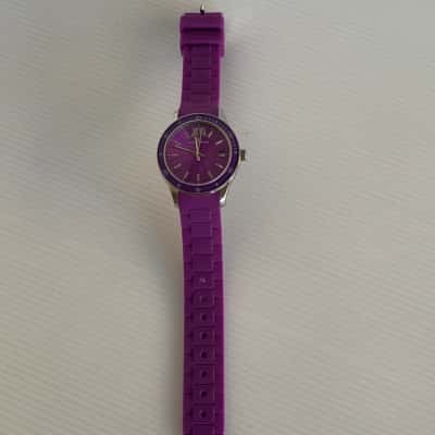 Jacques Lemans Rome Sports 1-1623K Unisex Watch with Purple Silicone Strap
