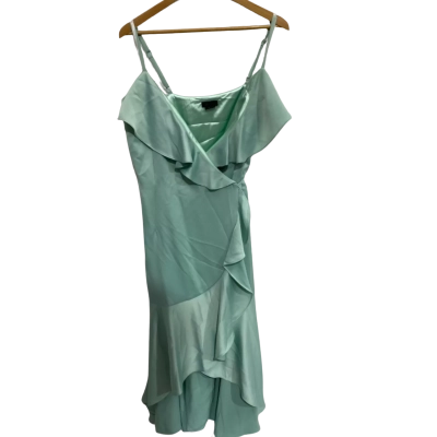 City Chic Womens Size XXS Wrap Dress Green 
