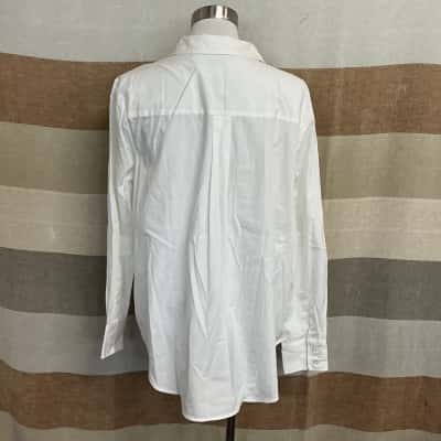 Portmans Womens  Size 16 Button Up Top White 
