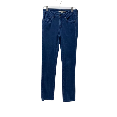 Laura Ashley Womens  Size 8 Straight Leg Jeans Blue corduroy pants