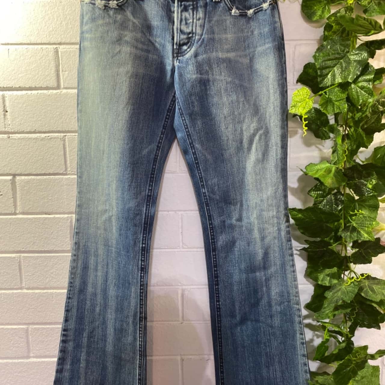 Low Rise Bootcut Jeans Blue BNWT