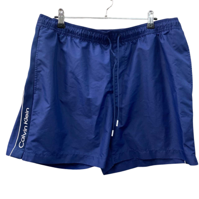 Calvin Klein Mens  Size XL bather Shorts Navy Blue 