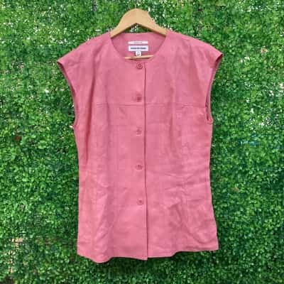 Country Road Womens  Size 8 Sleeveless Top Pink  