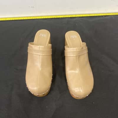 Zara Womens  Size 39 Sandals Brown / Cream 