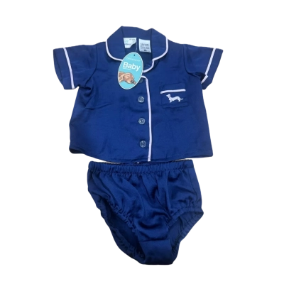 Peter Alexander Kids  Size 000 PJs Navy Blue / Pink  