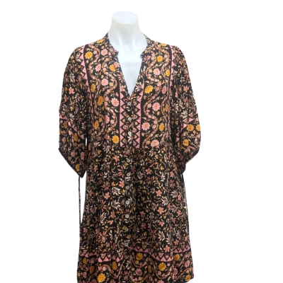 St.Frock Womens  Size 16 Black  / Floral / Pink  