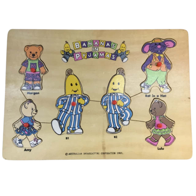Bananas in Pyjamas Wooden Jig Saw Puzzle