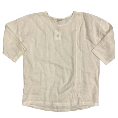 BNWT Vadu Linen Cream / White Top