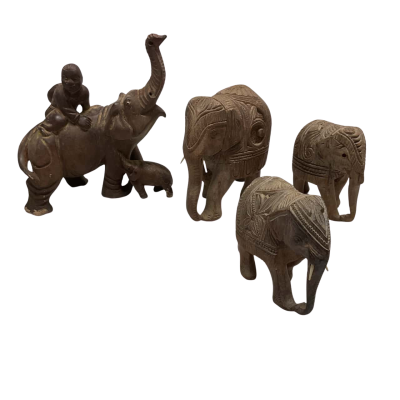 Assorted Elephant figurines