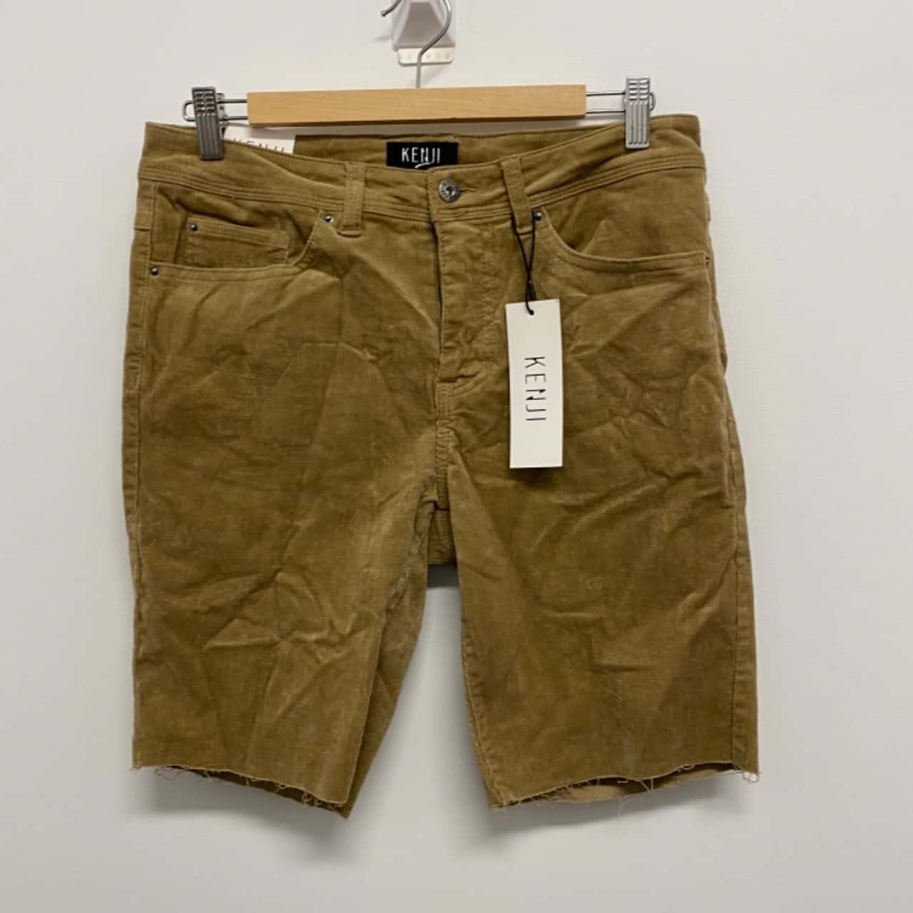 BNWT Kenji Corduroy Shorts Mens Size 30 