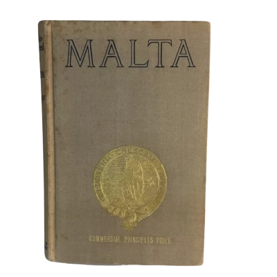 Vintage Malta The UnConquered Isle Hard Cover Book
