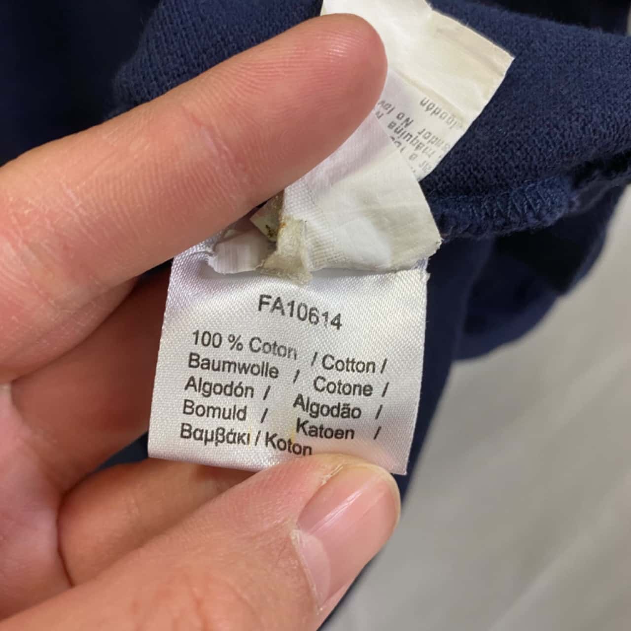 Lacoste Kids Size 10 Short Sleeve Shirt Navy Blue s