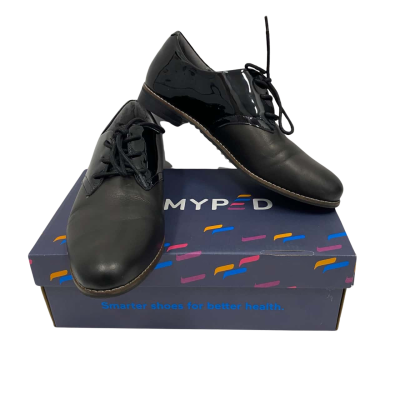 Homyped Mens Leather Shoes Size 9 Black  