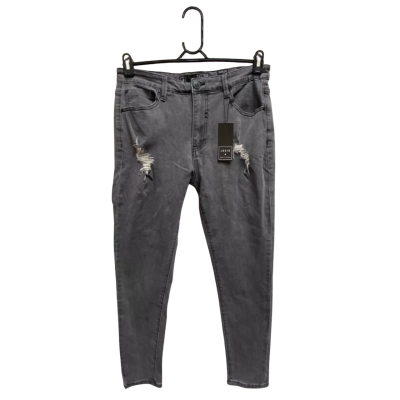 Lucid Mens  Size 32 Slim Fit Jeans Grey 