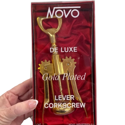 VINTAGE - NOVO de luxe GOLD PLATED Lever **STILL IN ORIGINAL PACKAGING