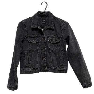Cotton On Womens  Size 6 Denim Jacket Black  