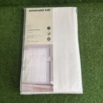 Emerald Hill Myles Sheer S-Fold Curtain (New)
