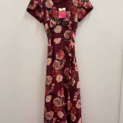 Alannah Hill Womens  Size 8 Floral Dress Multicoloured 