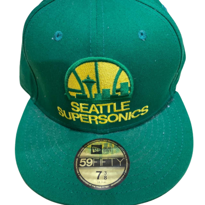 New Era Unisex Cap/Hat   Seattle SuperSonics  Green / Yellow 