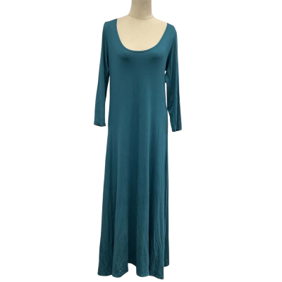 Neemah Designs Womens  Size S Maxi Dress Teal 