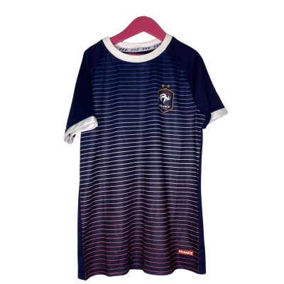 France FFF Kids  Size 12 Blue Top and Shorts