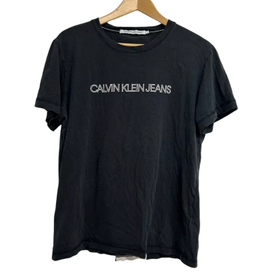 Calvin Klein Mens Size L Black T-Shirt