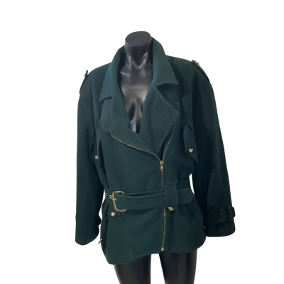 Lisa Ho Womens  Size 12 Winter Coat Green 