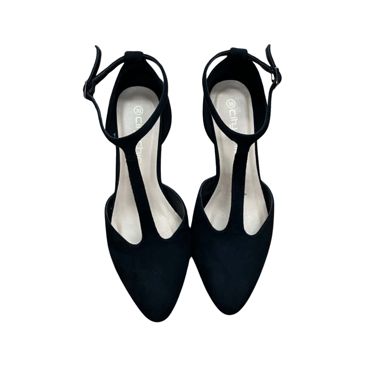 City Chic Stefania Heels Size 39 Black BNWT(s)