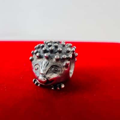Pandora Retired Hedgehog / Porcupine Charm - Sterling Silver 925