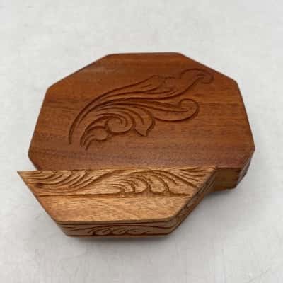 Wooden Carved Puzzle Box 12x12x3cm 