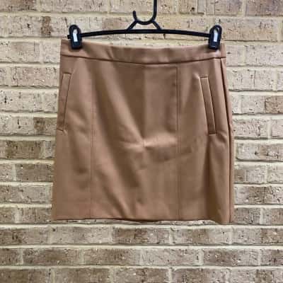 Sheike Womens  Size 12 Rival Mini Skirt Camel