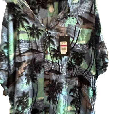  Mens  Size XXXXXXXXL Hawaiin Shirt Black  / Blue / Brown / Green 