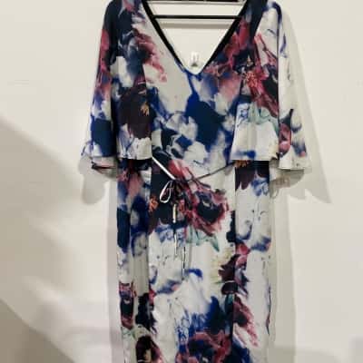 Mei Mei Womens  Dress Size 18 Floral RRP$100.00