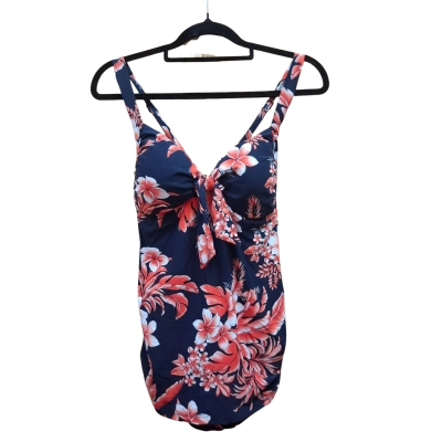 Seafolly Womens  Size 14 Floral / Navy Blue / Red 