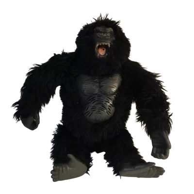 Vintage 2005 King Kong Gorilla Figure Plush Roaring Works 