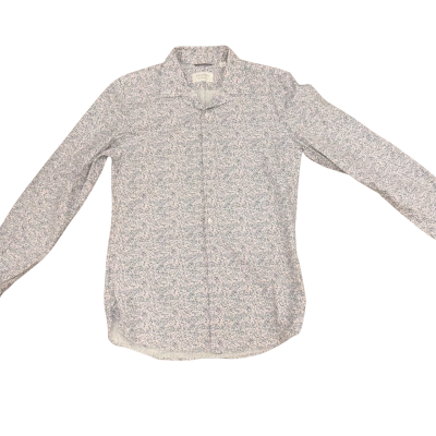 Trenery Mens  Size S Long Sleeve Shirt Blue 