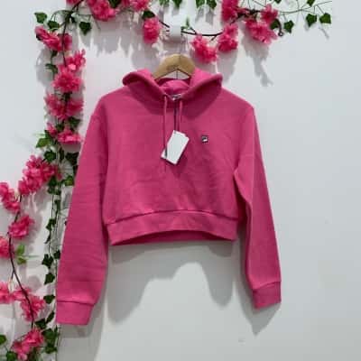 Fila Womens  Size S Hoodie Pink  