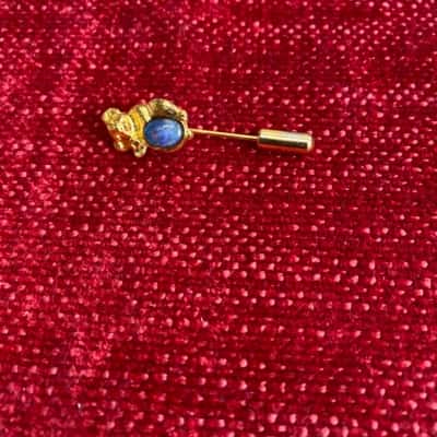 Gold plated koala with Opal costume pin
