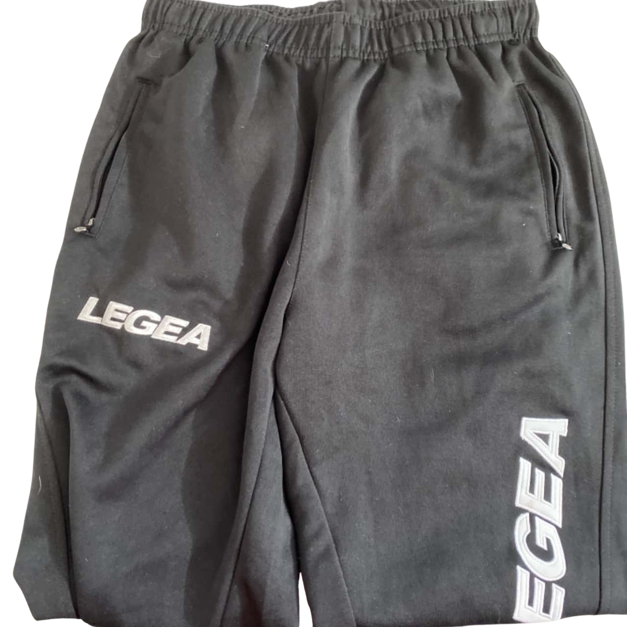 Legea Pantaloni Sportivi Unisex Taipei Trunks, Modello Da Ginnastica, Tessuto In Poliestere 100% Con Loghi Ricamati, Vestibilità Comoda