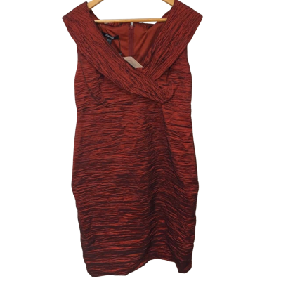 BNWT Montique Dark Red Dress Size 20 