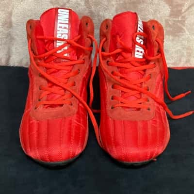  Unleashed High top Gym Shoes / Weight Lifting Shoes Men's  Size  EUR 42 /UK  8 / US 9 Red 