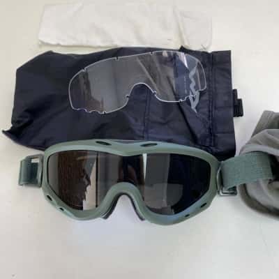 Wiley X Spear Tactical Goggles Green Frame And Dark And Clear Lenses