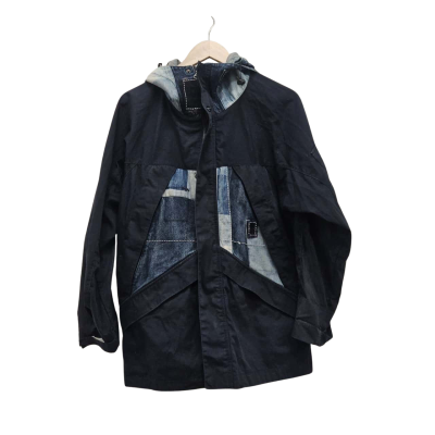Elhaus Faux Denim Rain Jacket Size L
