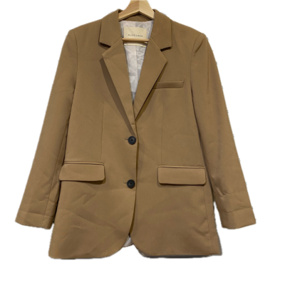 Nude Lucy Womens Coat Size XS Cream 