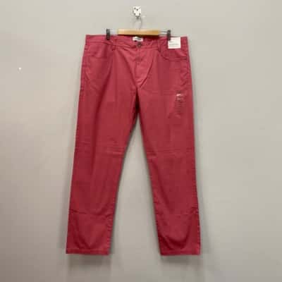 Calvin Klein Mens  Size 38.x 32 Slim fit Pants Rose 