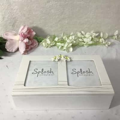 Splosh White Trinket Frame Box
