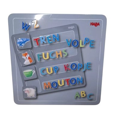 Haba Alphabet Magnetic Game Tin