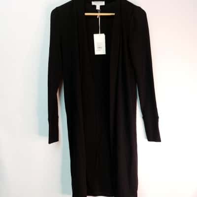 Country Road Womens  Size XXS Longline Cardigan Black  