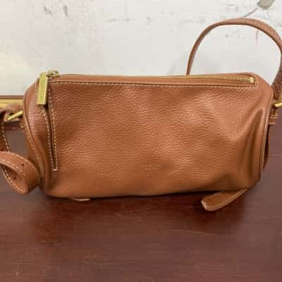 Oroton Womens Cross Body Bag Brown 